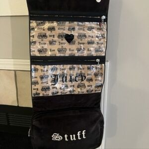 Rare 🔥Large Traveling Vintage Juicy Couture Hanging Makeup Bag